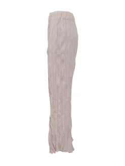 Trousers with Elastic Waist and Straight Leg
