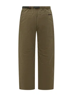 Trousers with Integrated Belt and Pockets