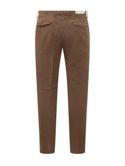 Trousers with Pleats and Side Pockets