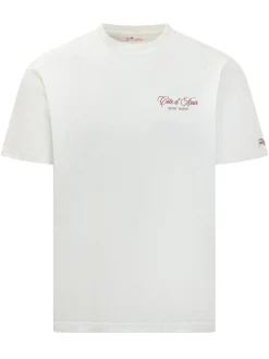 T-shirt Girocollo con Ricamo