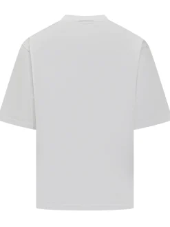 T-Shirt Loose Fit con Ricamo Logo
