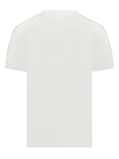 T-shirt with Check Shoulder Bands