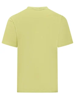 T-shirt with Crew Neck and Applied Logo