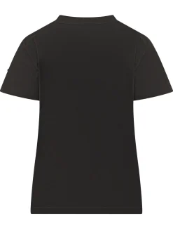 T-shirt with Crew Neck and Sleeve Logo