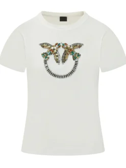 T-shirt with Decorative Embroidery