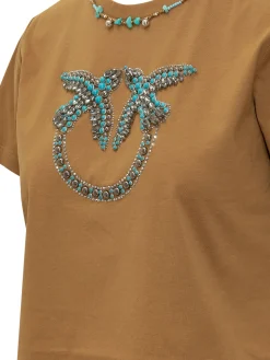 T-shirt with Front Embroidery