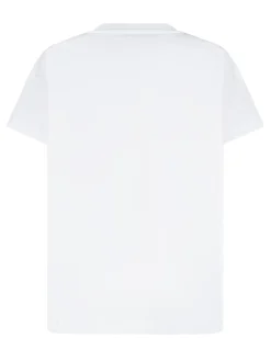 T-shirt with Front Print and Crew Neck