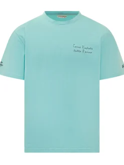 T-shirt with Lettering Print
