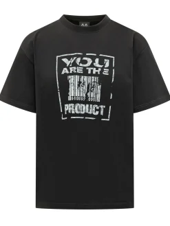 T-Shirt with Lettering Print