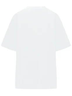 T-shirt with Lettering Print and Appliques