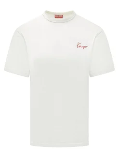 T-shirt with Logo Embroidery