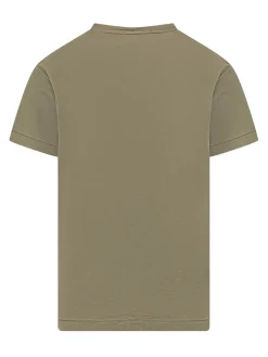 T-shirt with Logo Patch on Chest
