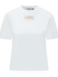T-shirt with Logo Patch on Chest