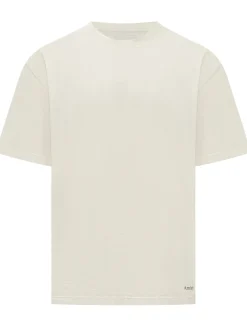 T-shirt with Micro Logo and Crew Neck