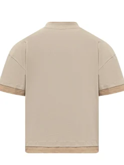T-shirt with Perforated Logo