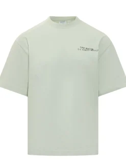 T-shirt with Printed Logo