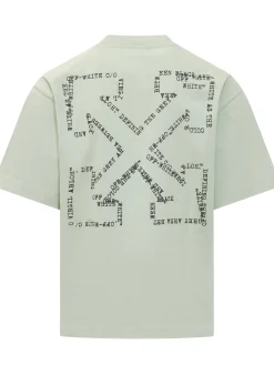 T-shirt with Printed Logo