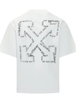 T-shirt with Printed Logo