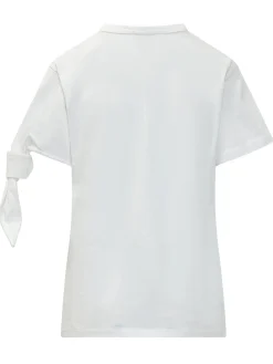 T-shirt with Sleeve Knot
