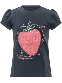 T-shirt with Strawberry Graphic