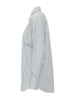 Vega Shirt with Collar and Buttons and Striped Pattern