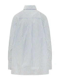 Vega Shirt with Collar and Buttons and Striped Pattern