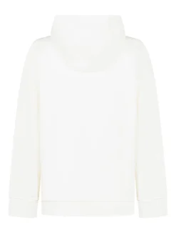 Versace Kids White Hoodie with Printed Logo