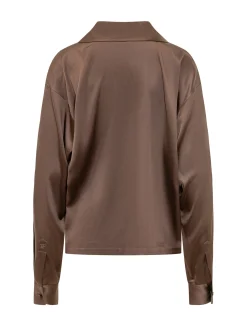 V-Neck Collared Blouse