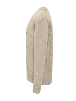 V Neck Knit Cardigan with Buttons