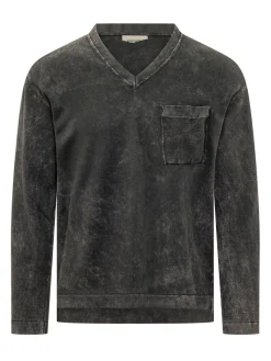 V Neck Sweater with Pocket