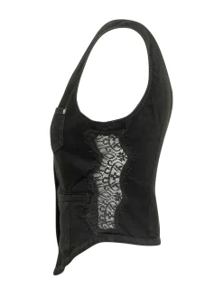 V Neck Vest with Pockets