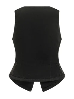 V Neck Vest with Pockets