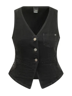 V Neck Vest with Pockets