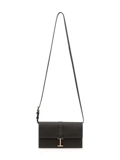 Wallet with Flap and Strap