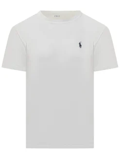 White Cotton T-Shirt Polo Ralph Lauren