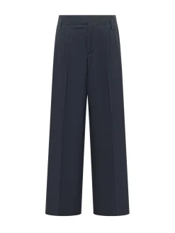 Wide Leg Pants with Front Pleat
