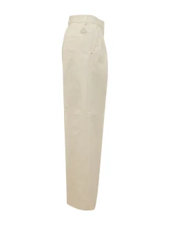 Wide-leg Tailored Trousers