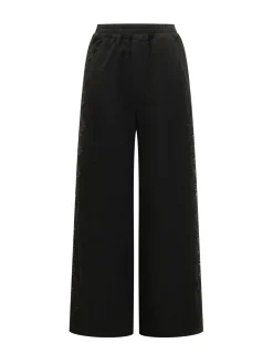 Wide Leg Trousers with Elastic Waist