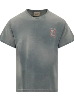 40-Year T-shirt with Chest Graphic Print